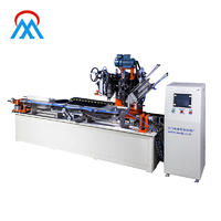 3 Axis 2 Drilling and 1 Tufting Wire Wheel Brush Making Machine